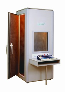 Audiometric test booth